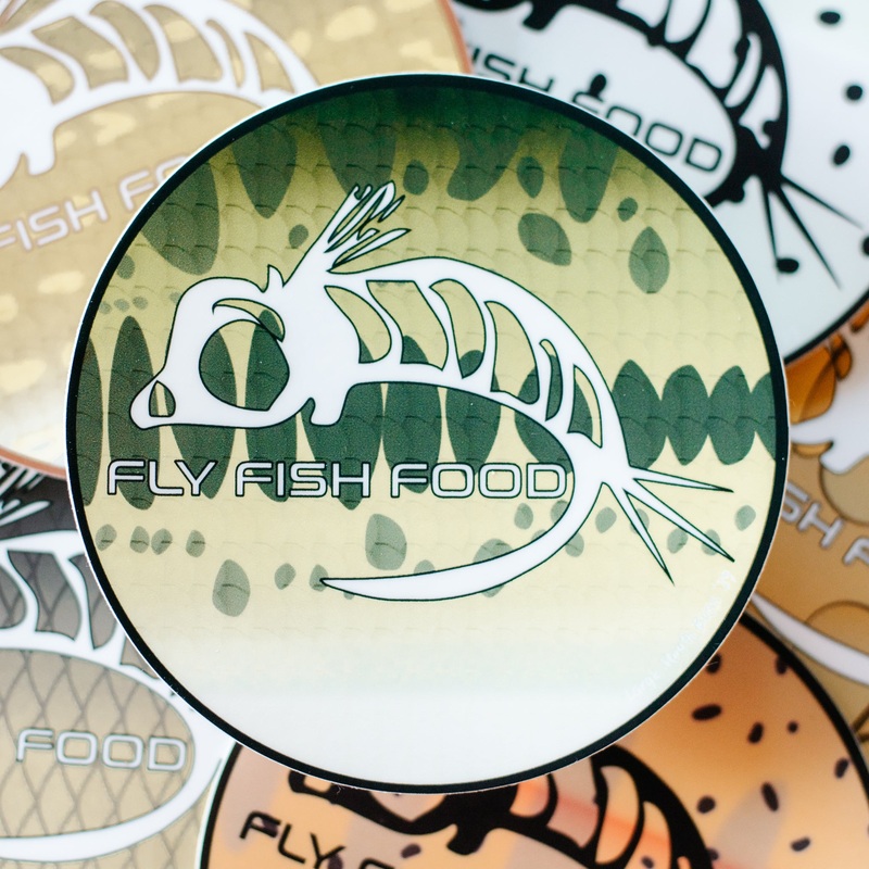 Fly Fish Food Sticker - Large Mouth Bass (4")