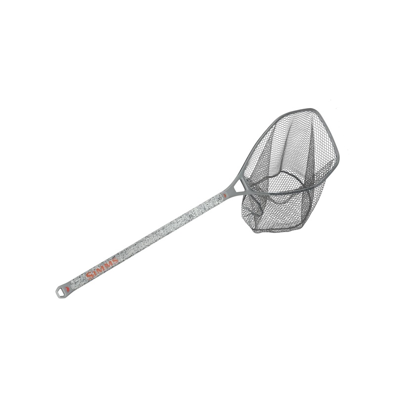 Simms - Daymaker Boat Net - Long Handle - Pebble Steel