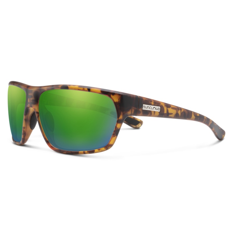 Suncloud Boone - Matte Tortoise - Polarized Green Mirror
