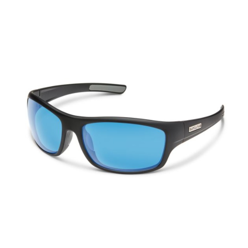 Suncloud Milestone - Matte Black - Polarized Blue Mirror