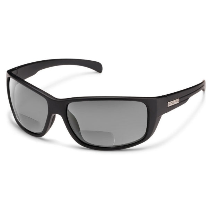 Suncloud Milestone Reader - Matte Black - Polarized Gray +2.50