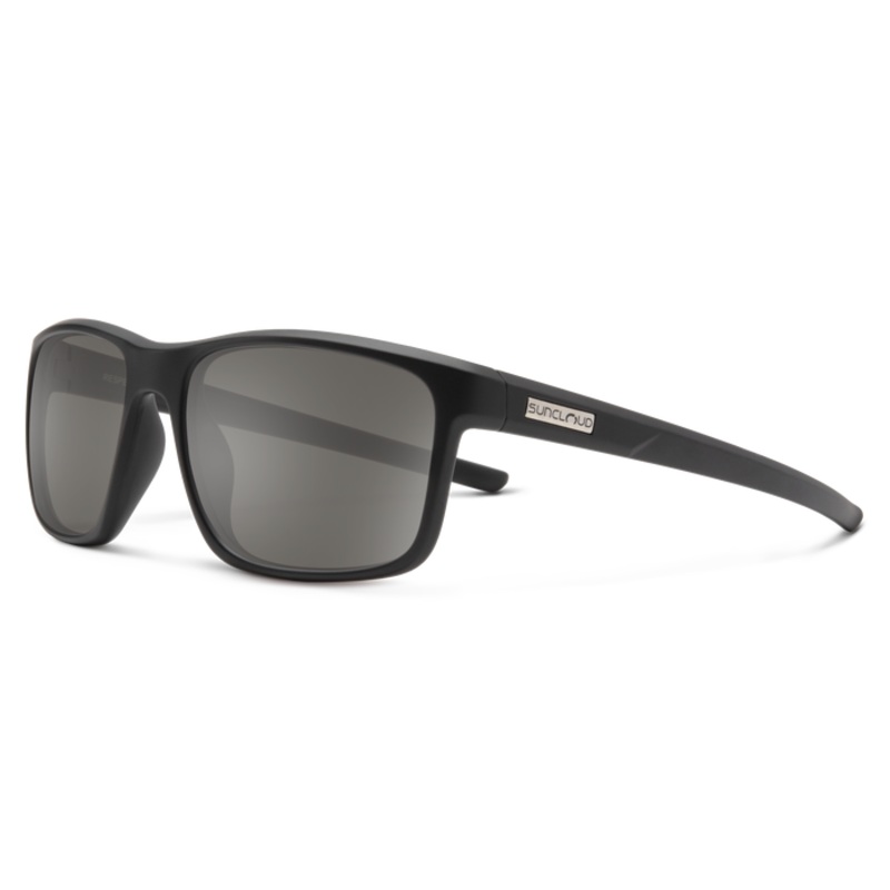 Suncloud Respek - Matte Black - Polarized Gray