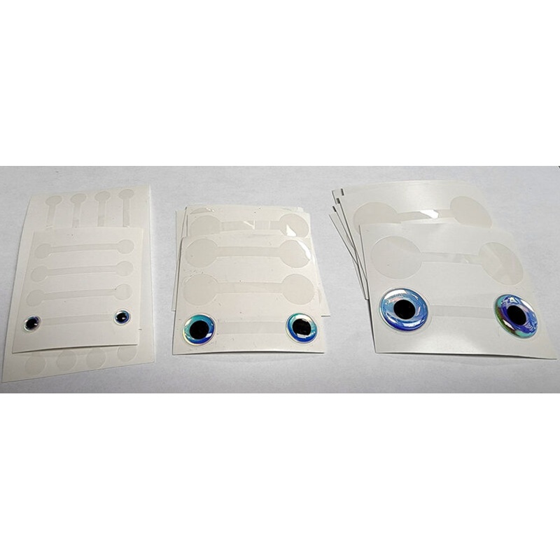Tie in Fold Over Eye Tabs