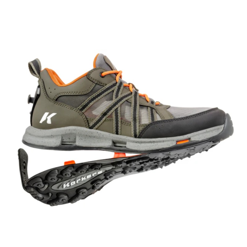 Korkers - All Axis Shoe - Vibram XS Trek Sole - Green