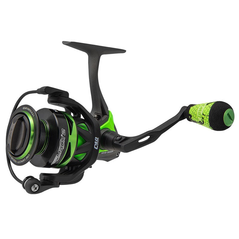 Lews Mach 2 Speed Spin Spinning Reel 6.2:1 145yd/10lb