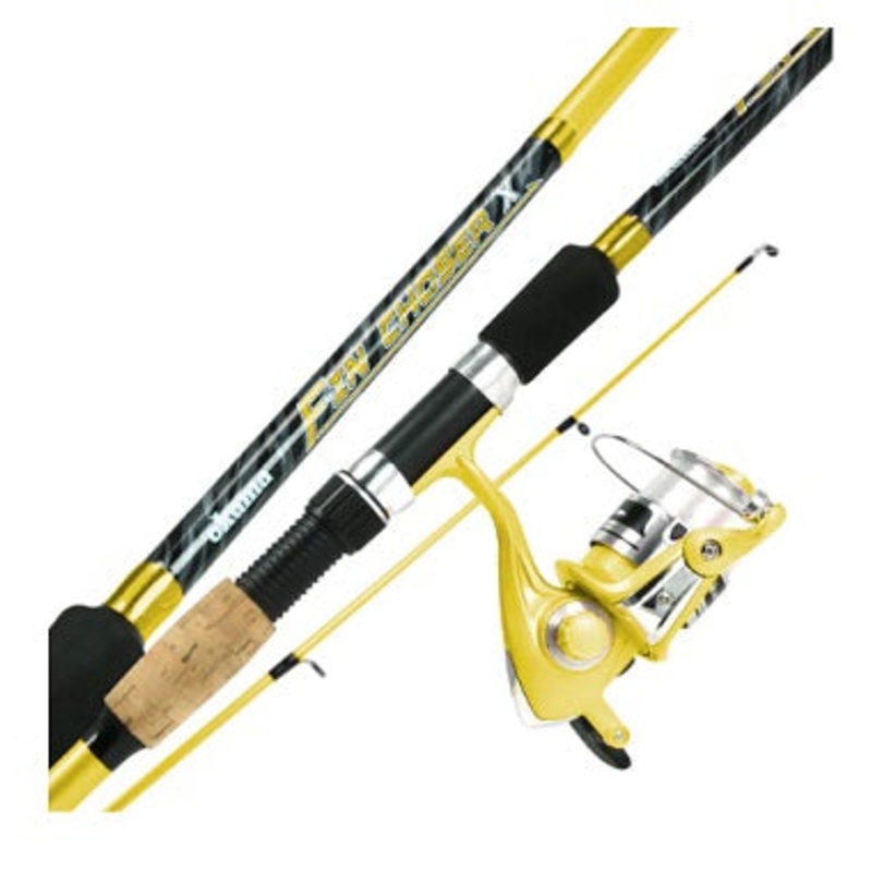 Okuma Fin Chaser X Spinning Combo 6ft 2pc Yellow
