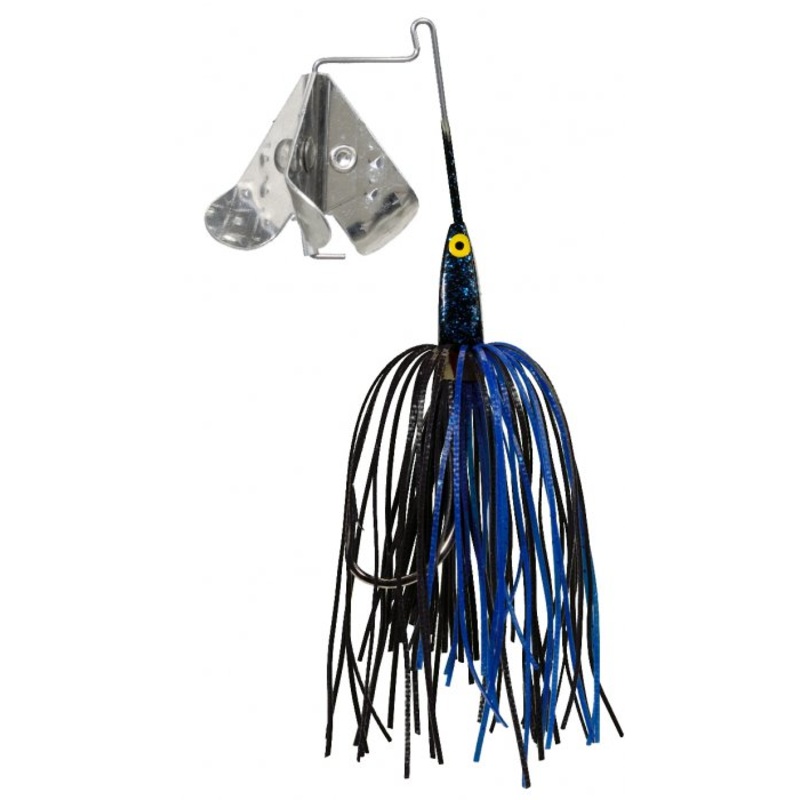 Strike King Tri Wing Mini Buzz 1/8oz Black/Blue