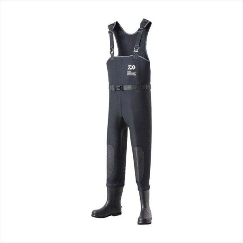 Daiwa Wader CW-4200-T Tight Fit Chloroprene Wader (Felt Spike) Black: L