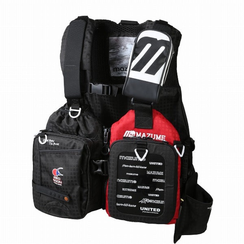 Mazume Red Moon Life Jacket Rockshore Special III Free BlackRed MZLJ-592