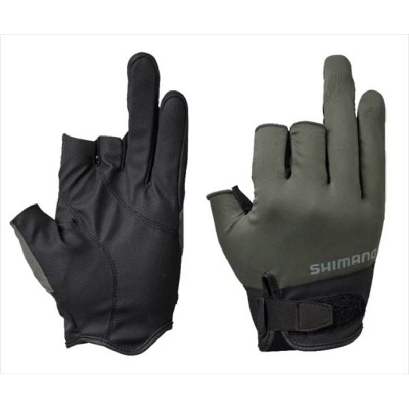 Shimano Glove GL-008V Basic Glove 3 Size: L/khaki