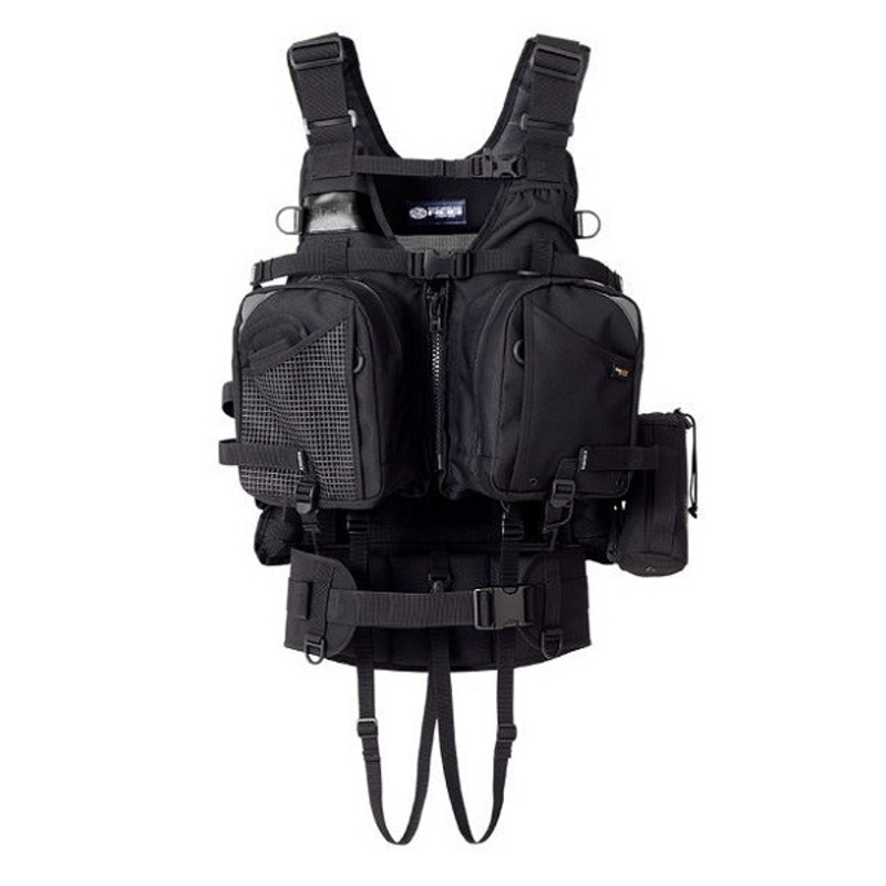Soshin Life Jacket 7716 RBB Wading Vest 24 Limited Full Black