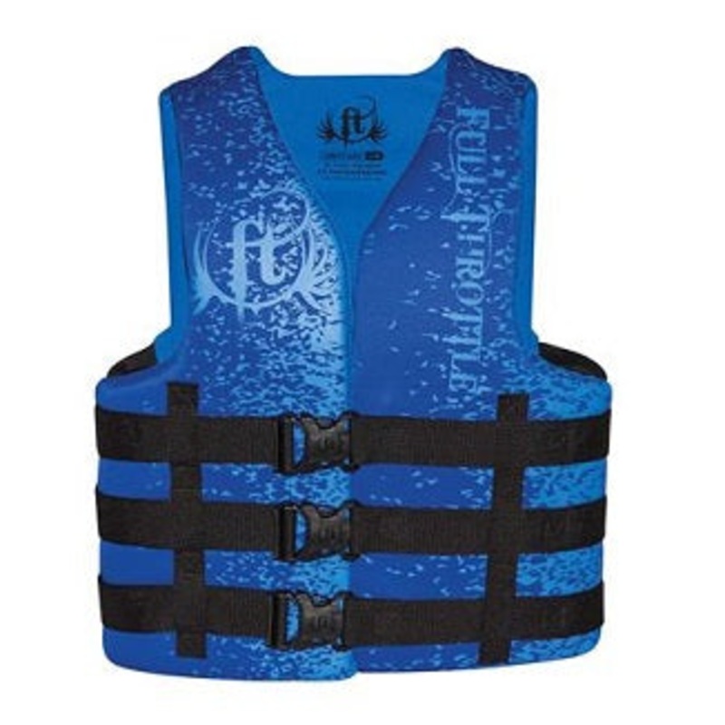 Onyx Rapid Dry Life Vest Adult 2X/4X Blue