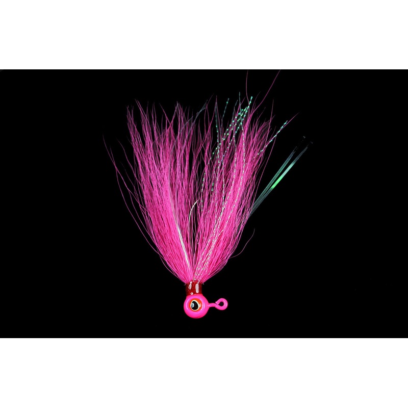 Jigging World Ball Jig W/ Bucktail Teaser, 3/8oz