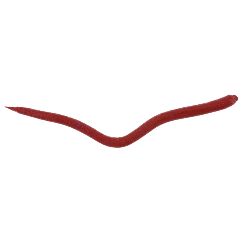 Berkley Gulp! Extruded Bloodworm, 6", 1.2oz, Bloody Iridescent