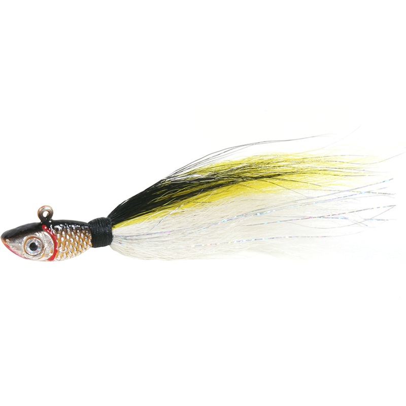 Sea Striker Bucktail Jig with Rattle and Grub Keeper