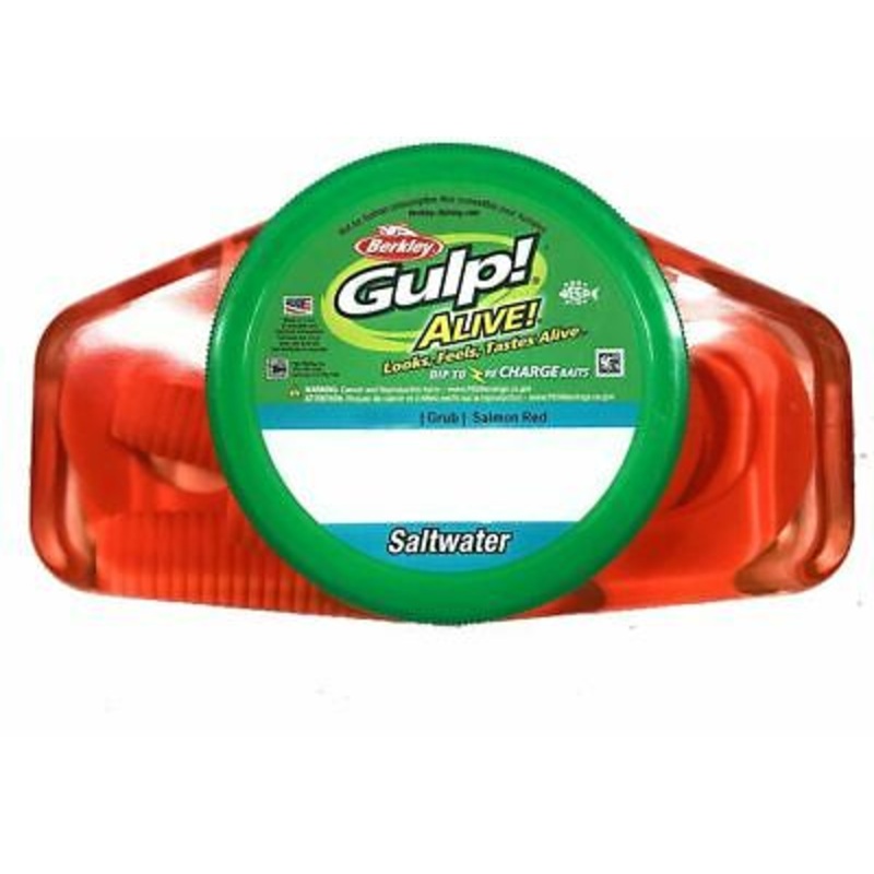 Berkley Gulp Alive Saltwater Grub, Pint Tub