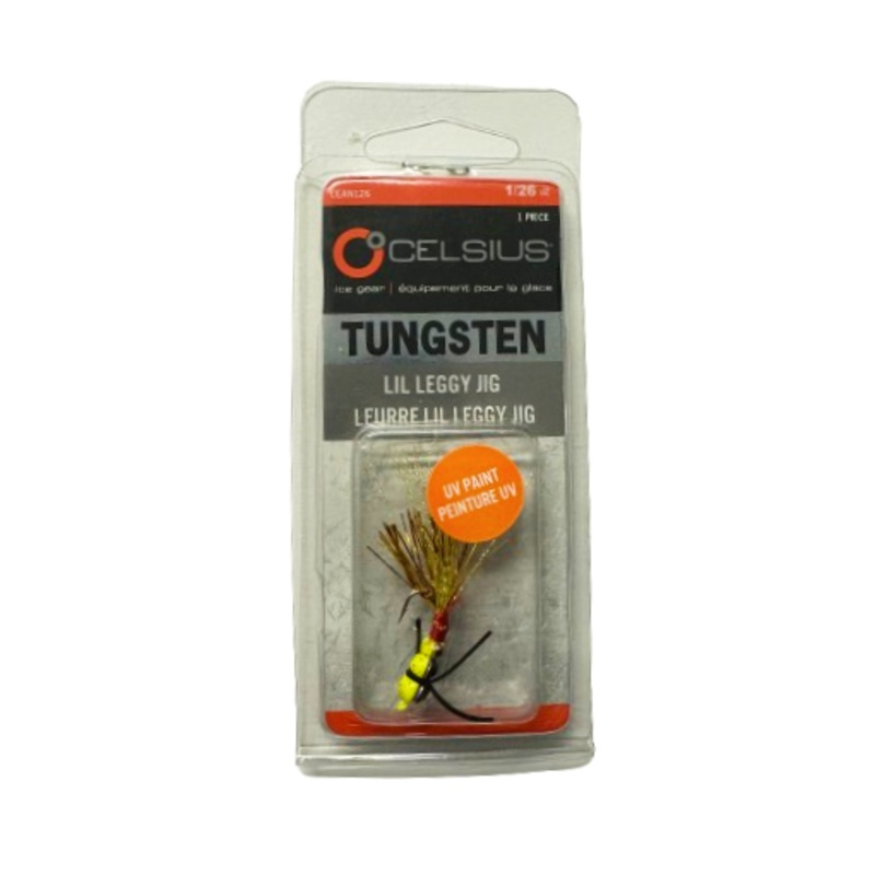 Celsius Lil Leggy Jig 1/26oz Chartreuse Tiger