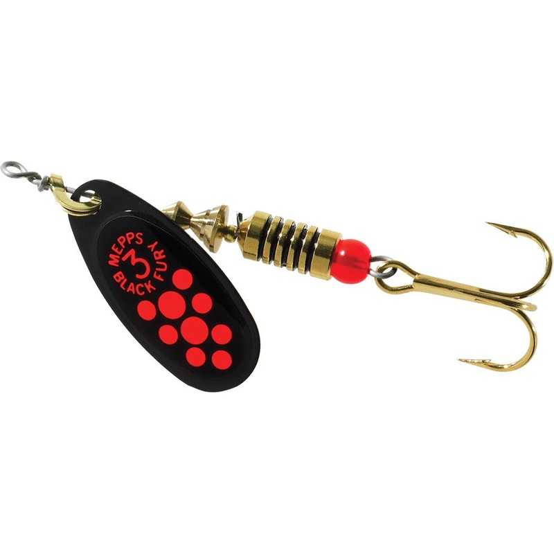 Mepps Black Fury In-Line Spinner (1/12oz-1/2oz, Assorted Colors)