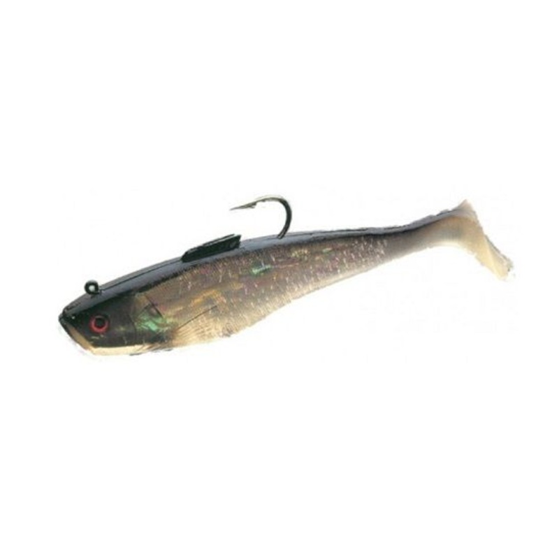 Tsunami Pro Swim Shad Holographic Swim Bait 4", 1oz 3pk SS4 Mullet/Black Back
