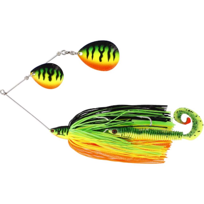 Westin MonsterVibe Spinnerbait, Colorado, 2 5/16 oz, Crazy Firetiger