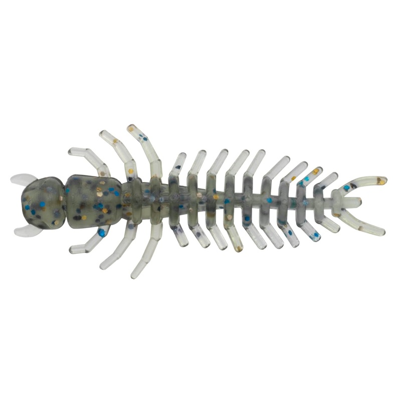 Eurotackle Micro Finesse Hellgrammite, 1 4/5", Bluegill Pro, 8/Pack