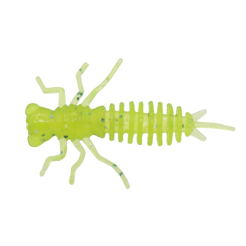 Eurotackle Mirco Finesse Anisoptera, 1.5", Chartreuse, 8/pack