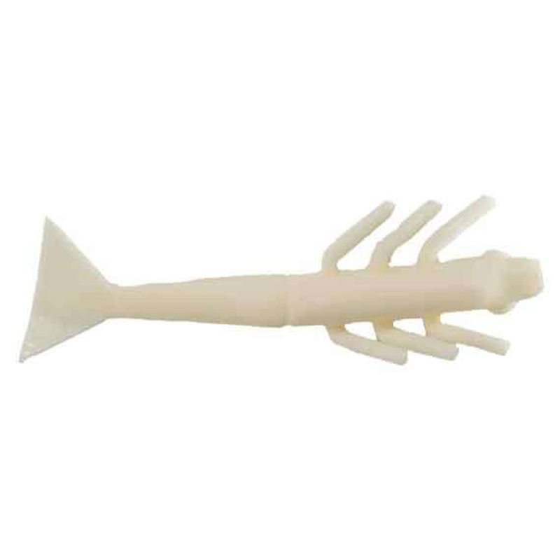 Fishbites Fish Fight Club Fight'N Shrimp Jerk Bait, 3-1/2", 6pk, White Knuckle