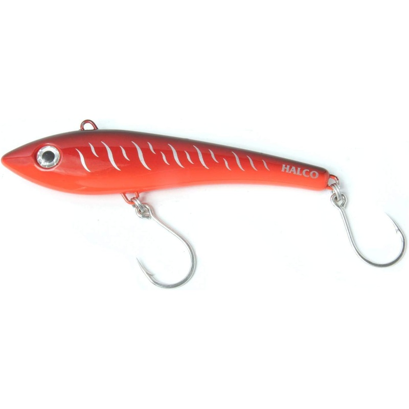 Halco MAX 220 Bibless Minnow #R18 Red Tiger, 8 2/3", 6oz