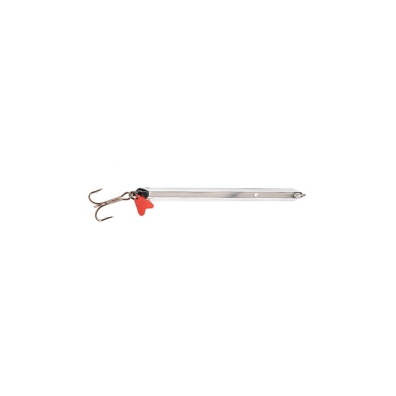 P-Line Hex Bar Jig Treble Hook, Chrome, 7", 16 oz,