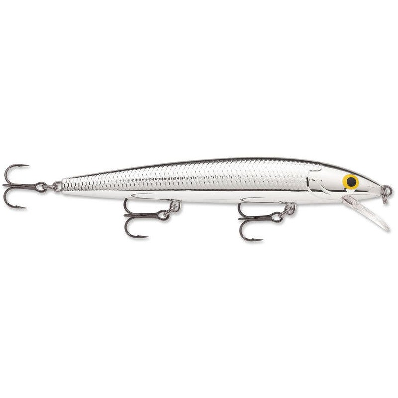 Rapala Husky Jerk, 4 3/4" 7/16 oz, Pure Chrome, Suspending