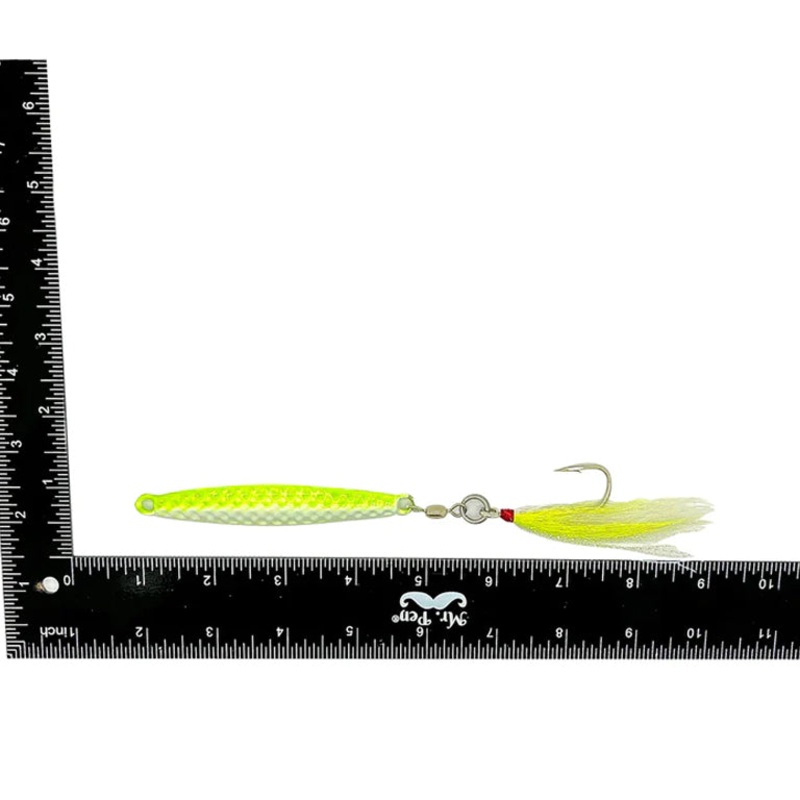 Run Off Lures Hammer Diamond Jig W/ Matching Bucktail