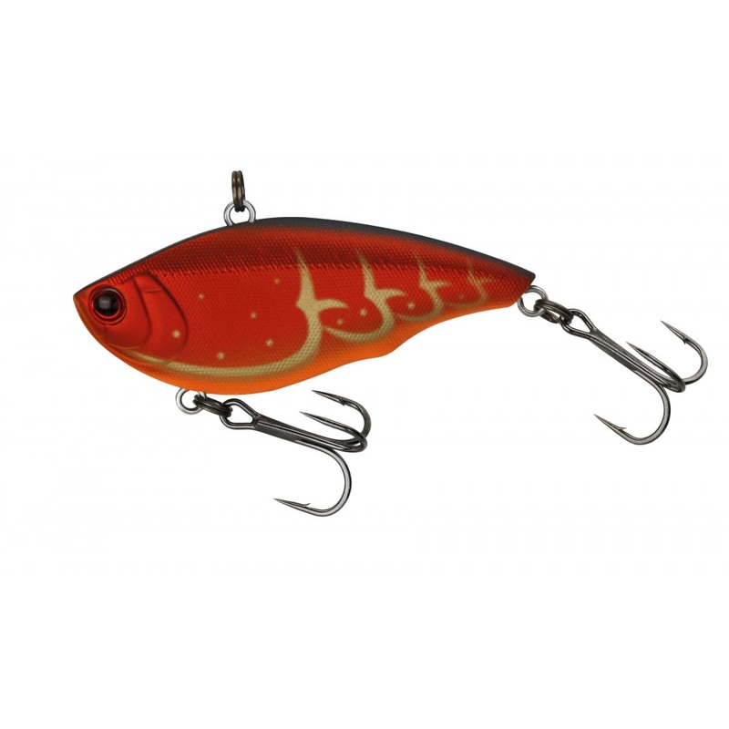 Yo-Zuri Rattl'N Vibe One Knock (S) 65MM 2 1/2",  Matte Rayburn Red Crawfish