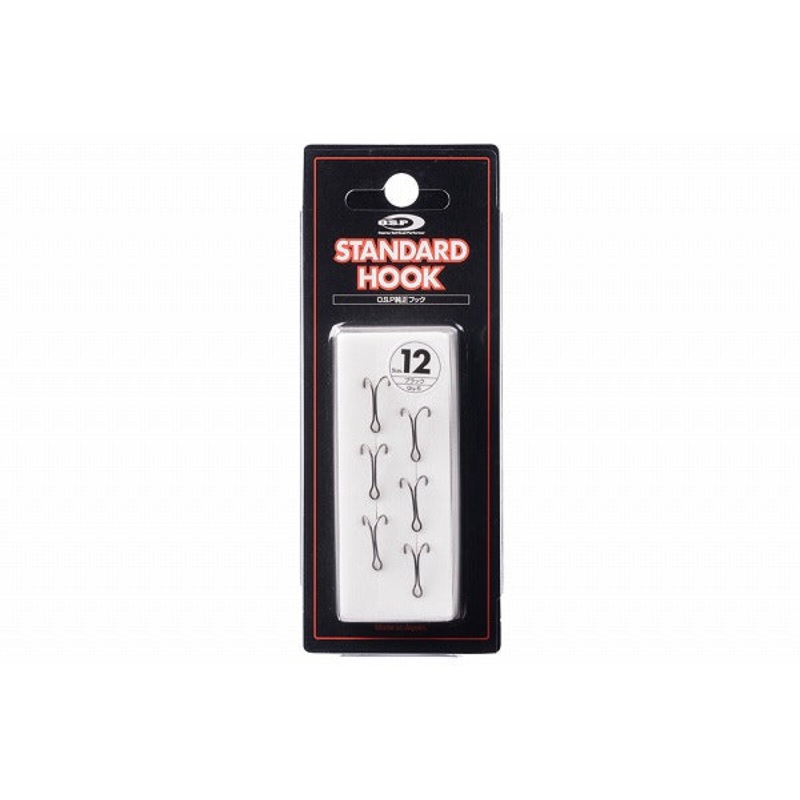 O.S.P Triple Hook Standard Hook Double Black #12