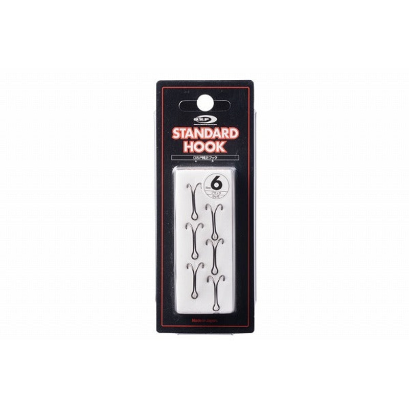 O.S.P Triple Hook Standard Hook Double Black #6