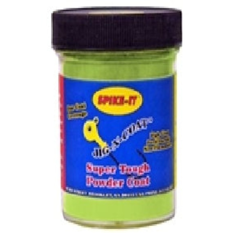 Spike It Jig-N-Coat Powder Paint 2oz Green Chartreuse