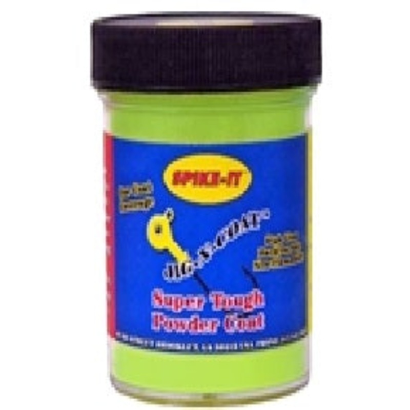 Spike It Jig-N-Coat Powder Paint 2oz Yellow Chartreuse