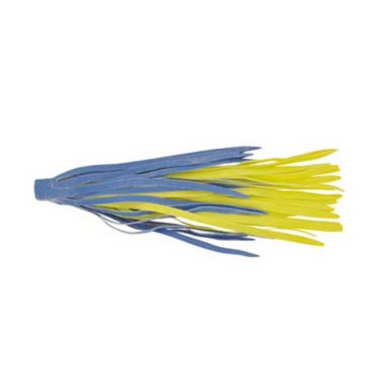 H&H Rubber Skirts Large 3ct Blue/Chartreuse