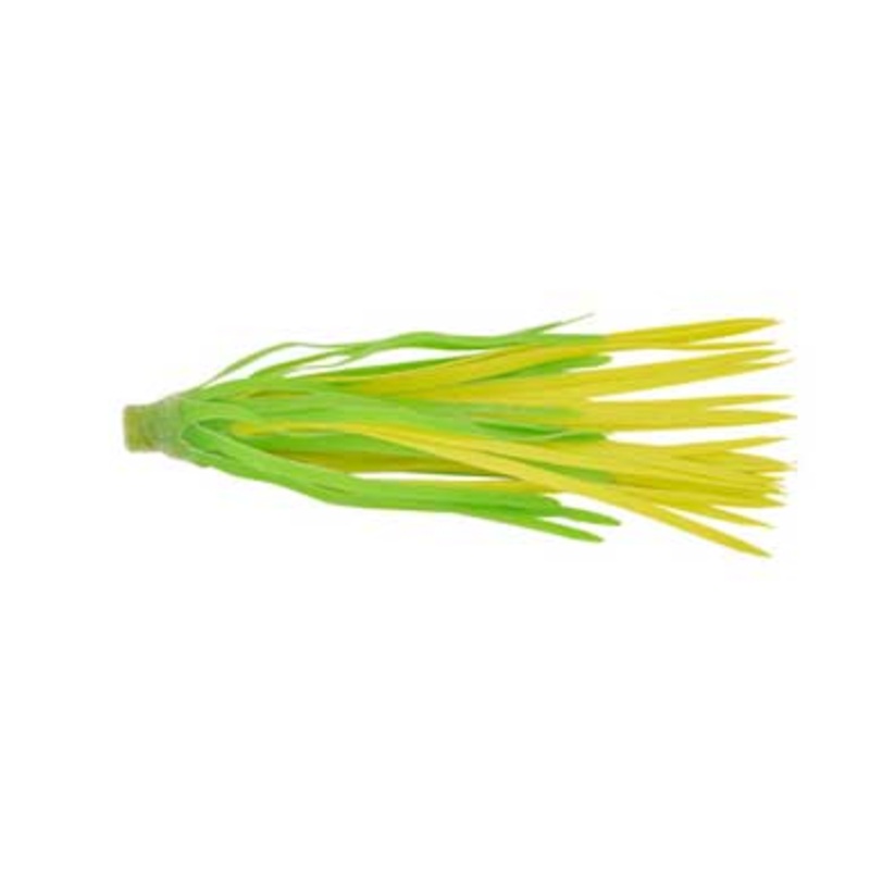 H&H Rubber Skirts Large 3ct Green/Chartreuse