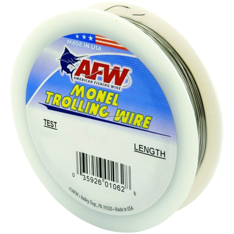 American Fishing Wire Monel Trolling Wire Nickel-Copper Alloy 20lb 300'
