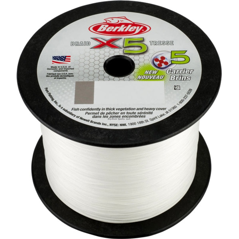 Berkley X5 Braid 5-Carrier Braided Fishing Line