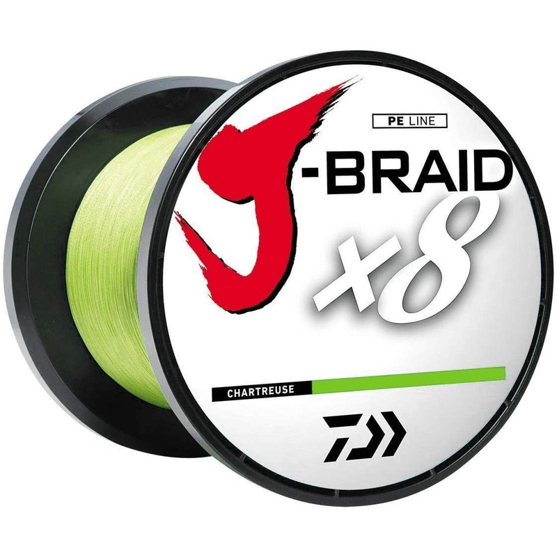 Daiwa J-Braid x8 8 Strand Braided Line (328, 548, 3300 Yards)