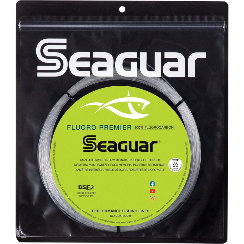 Seaguar Fluorocarbon Premier Big Game Leader 130lb 110 Yards