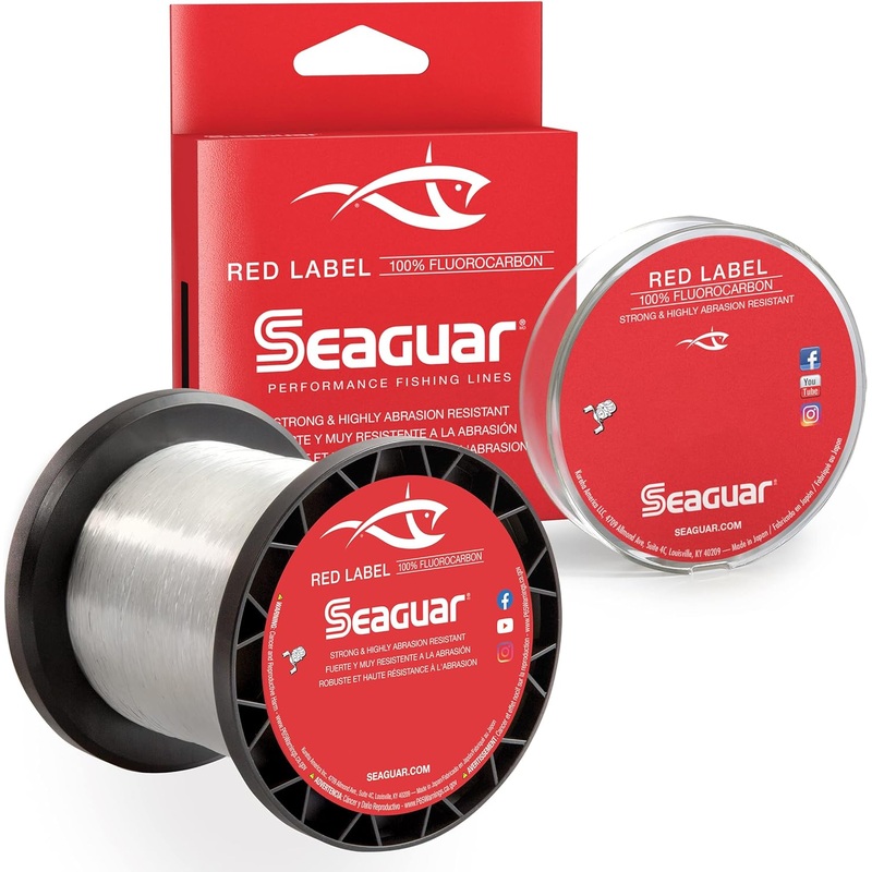 Seaguar Red Label 100% Fluorocarbon Main Line, Clear, 12lb 200yd