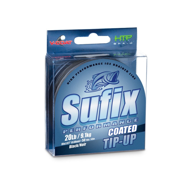 Sufix Performance Tip Up Vinyl Coat 50yd Braided Ice Fishing Line