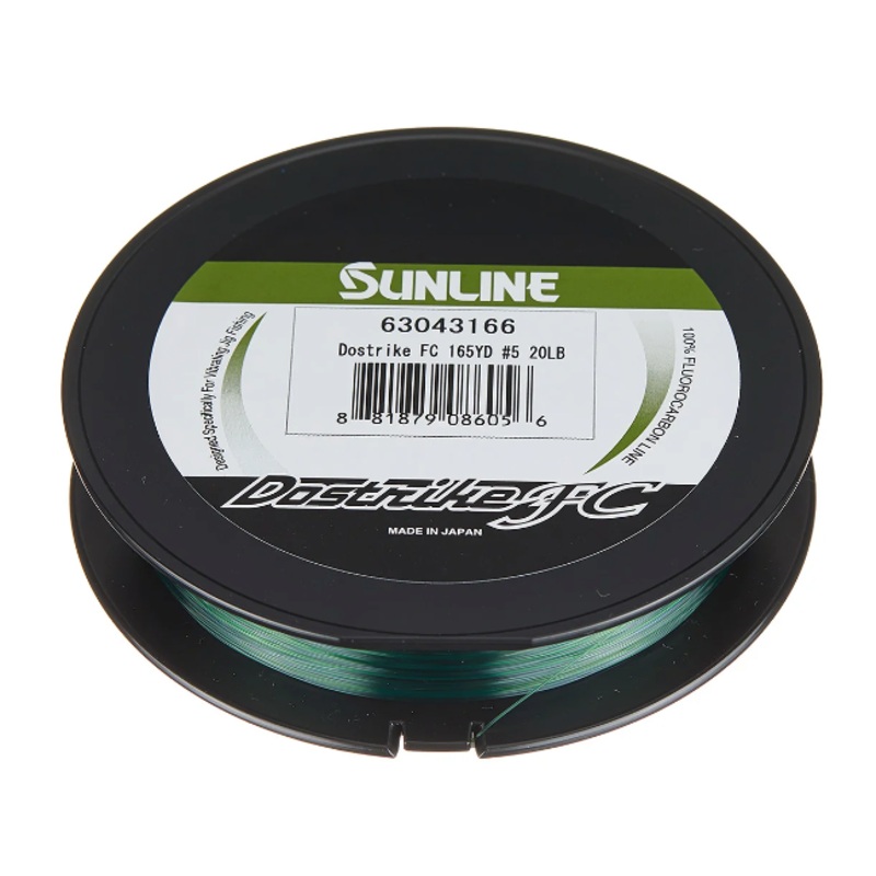 Sunline Dostrike FC 14lb 165yd, Metered Smoke/Dark Green
