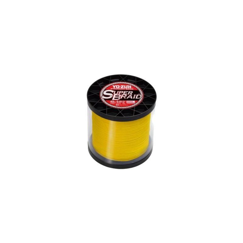 Yo-Zuri SuperBraid Braided Line, 3000yd, High VIS Yellow