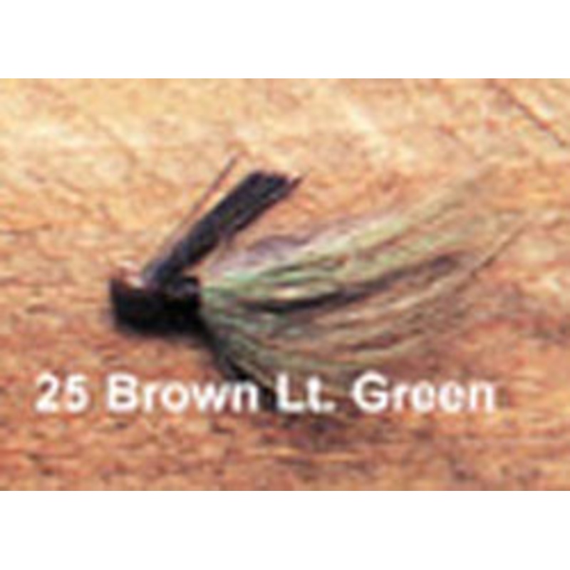 Arkie 1/4 Bucktail 6/cd Brown/Green