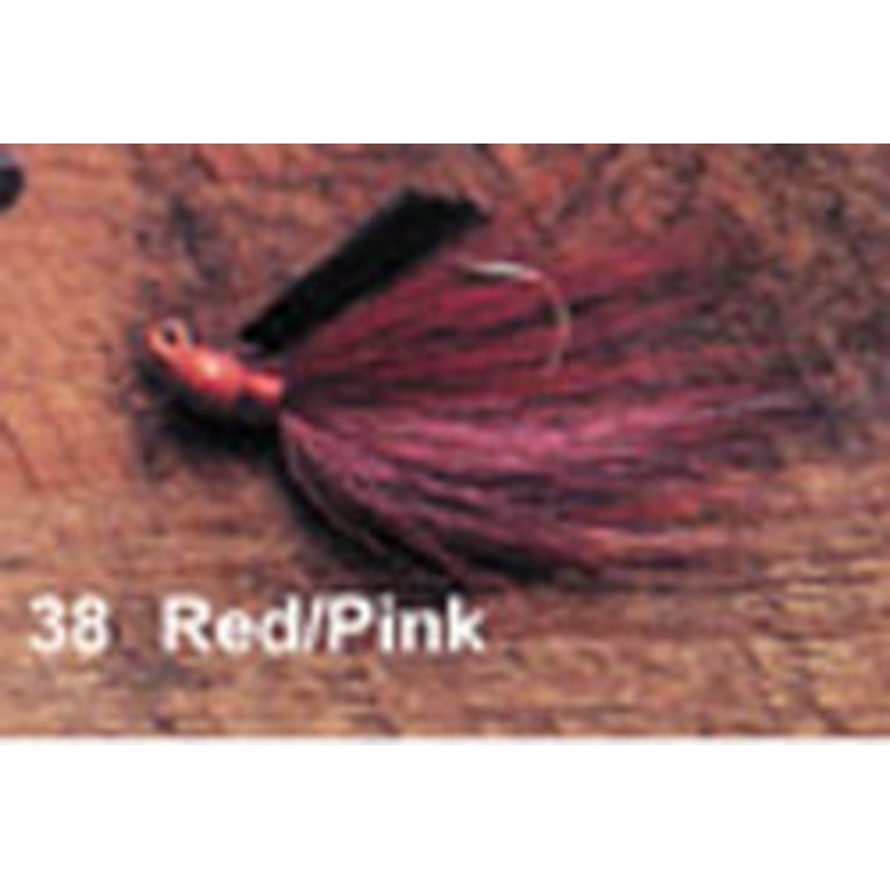 Arkie 1/4 Bucktail 6/cd Red w/Pink