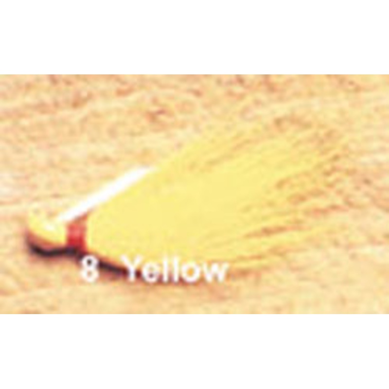 Arkie 1/4 Bucktail 6/cd Yellow