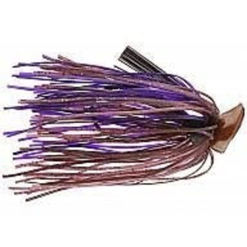 Buckeye Flat Top Finesse Jig 1/4oz Cinnamon Purple